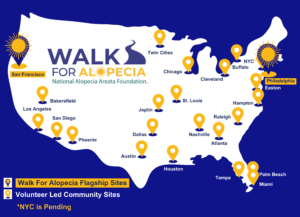 Walk For Alopecia Map